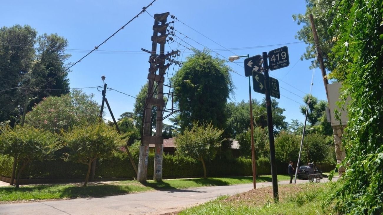La localidad platense de Villa Elisa.