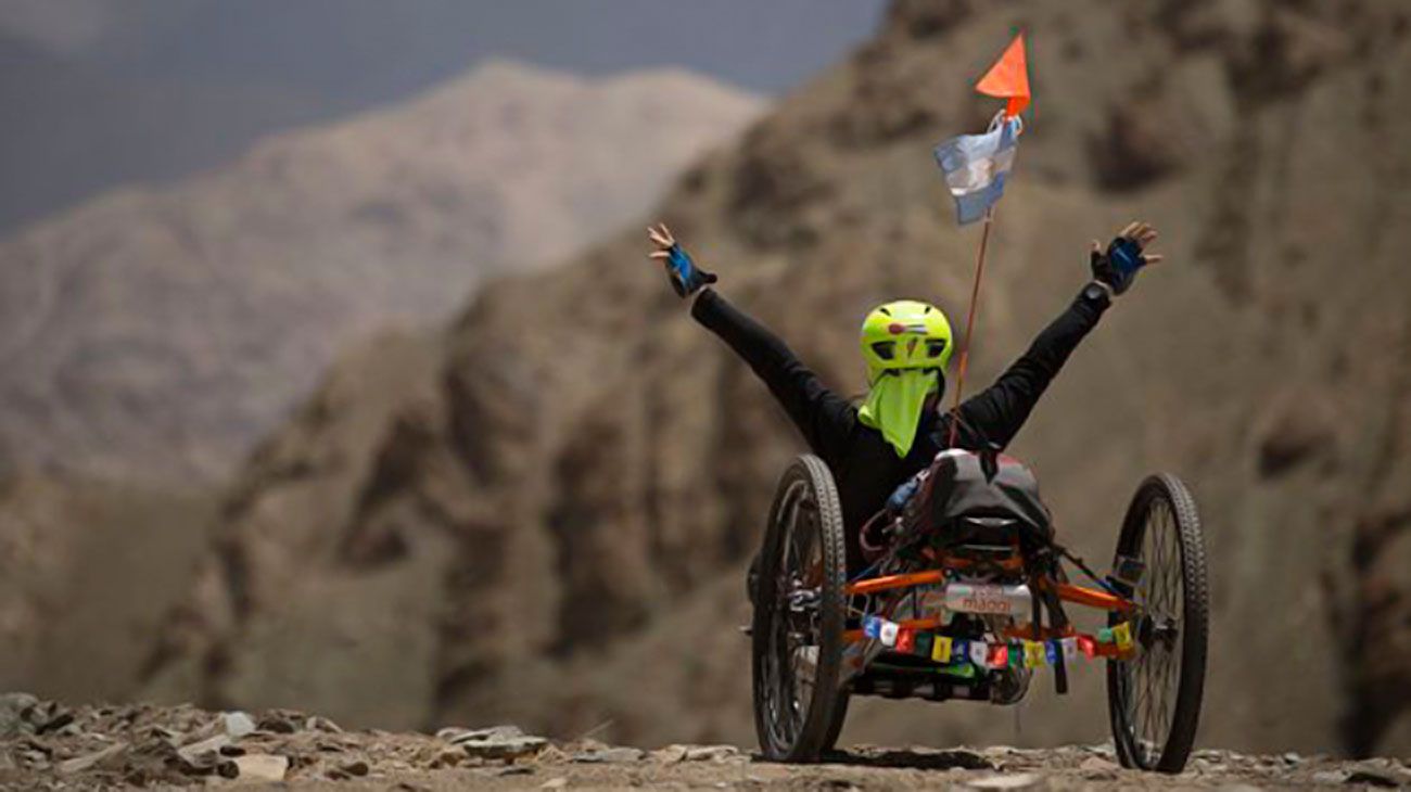 Juan Maggi, el argentino que escaló el Himalaya a pesar de no tener movilidad en sus piernas