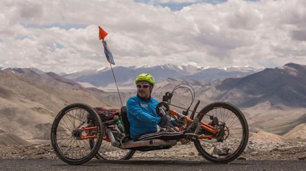 Juan Maggi, el argentino que escaló el Himalaya a pesar de no tener movilidad en sus piernas