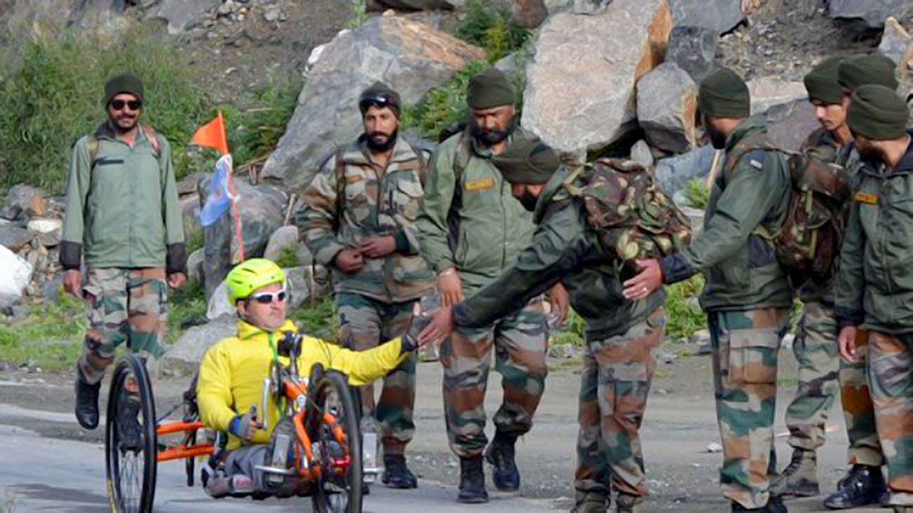 Juan Maggi, el argentino que escaló el Himalaya a pesar de no tener movilidad en sus piernas