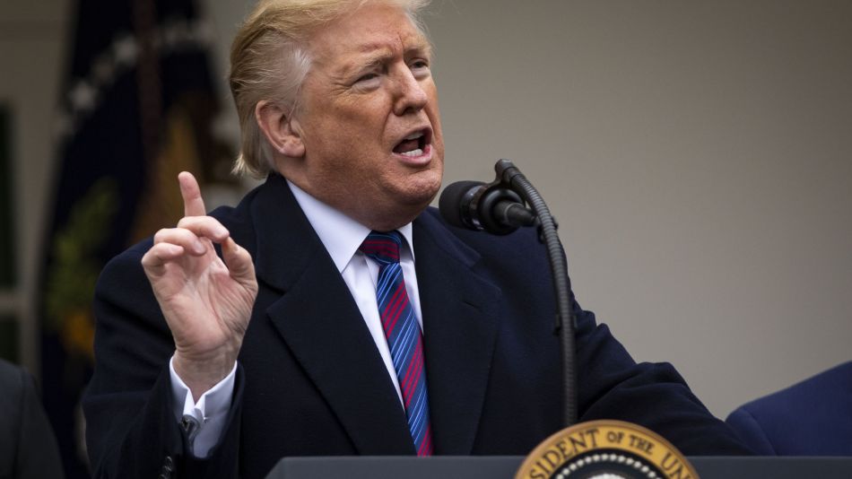 President Trump Holds New Conference Following Congressional Leader Meeting Amid Shutdown