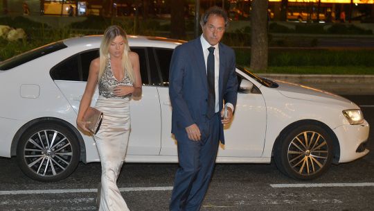 Daniel Scioli y Gisela Berger