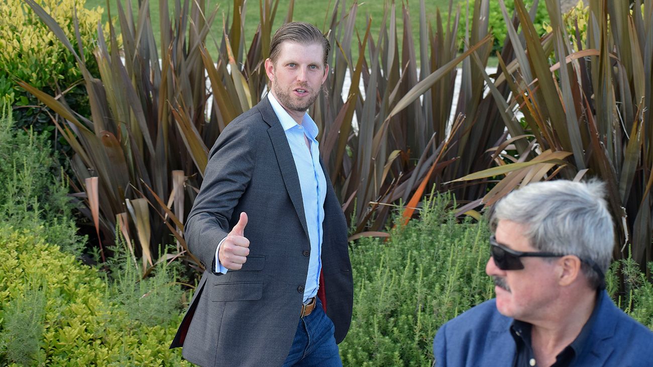 Por sociales y negocios, Eric Trump pasó fugazmente por Punta del Este