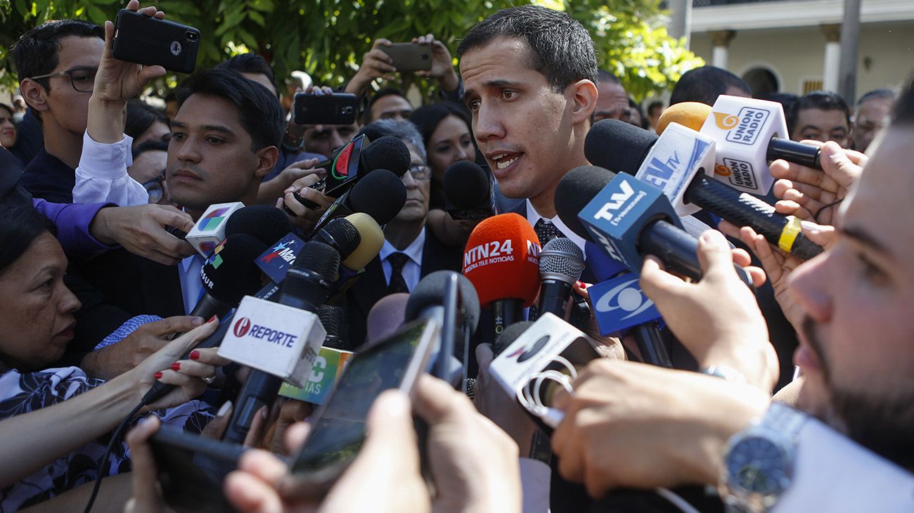 Juan Guaido, presidente de la Asamblea Nacional de Venezuela