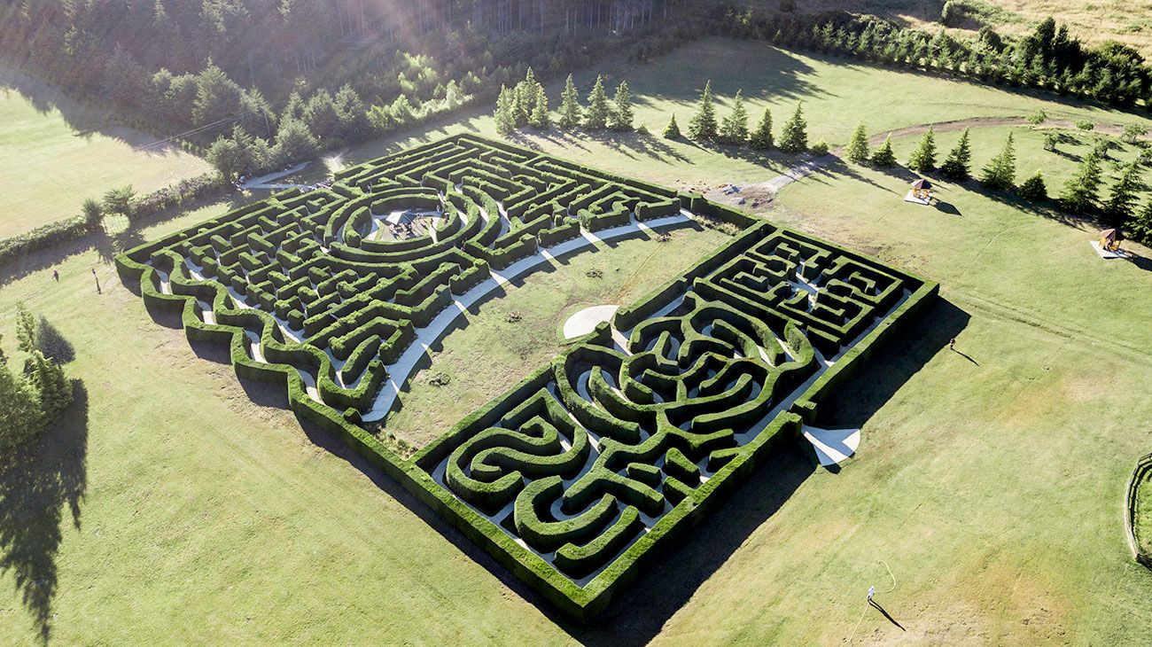 El Laberinto está ubicado en la localidad chubutense de El Hoyo.