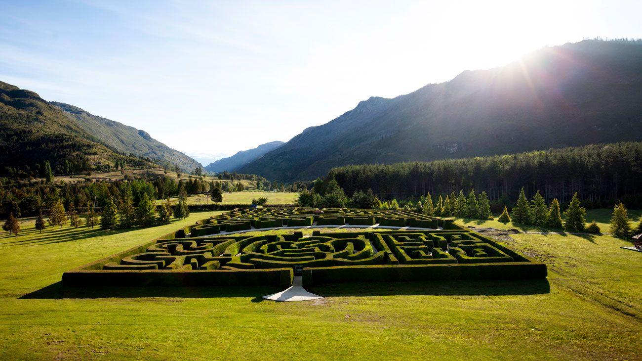 El laberinto, inaugurado el 3 de enero de 2014, es reconocido como el más grande de Sudamérica.