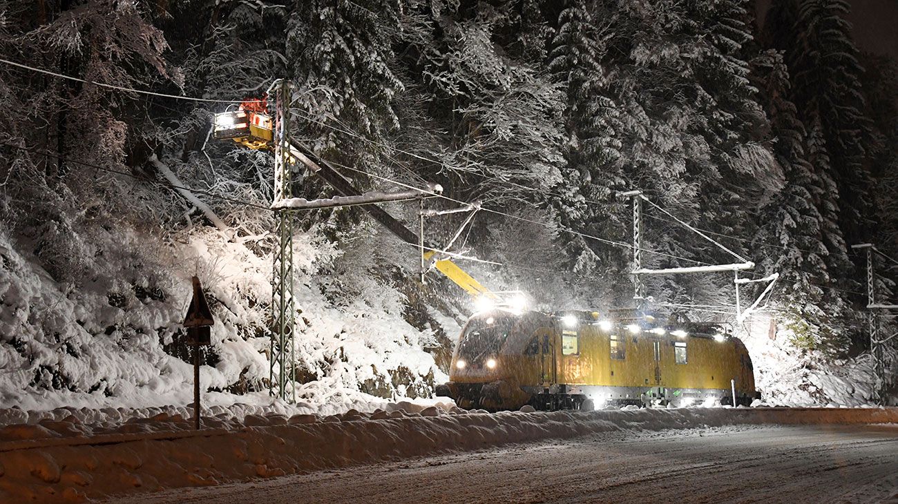 Fuertes nevadas azotan a europa