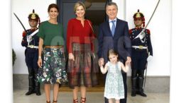 La Reina Máxima se reunió con Mauricio Macri en Villa La Angostura