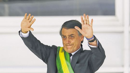 Lideres. Bolsonaro parece un clon de Trump más exagerado.