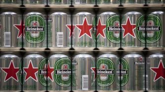 Beer Production Inside A Heineken NV Brewery