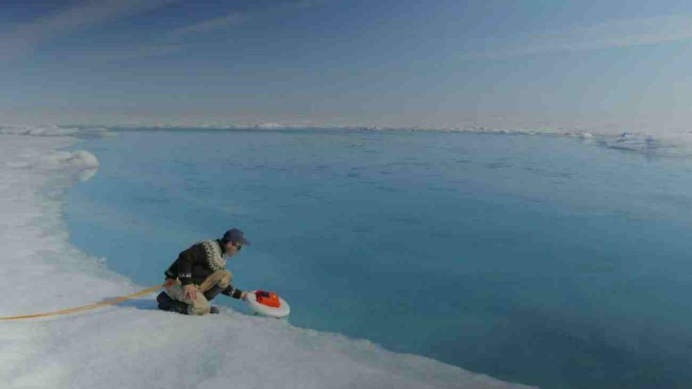 En Groenlandia asciende gas metano a la atmósfera