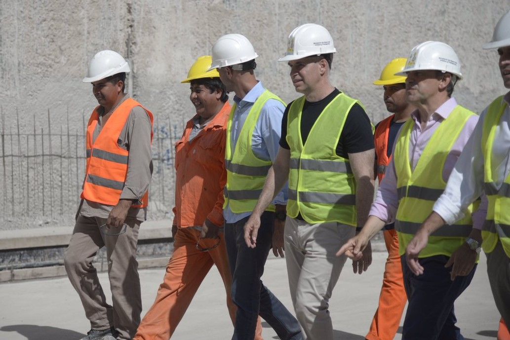 Larreta en el Paseo del Bajo