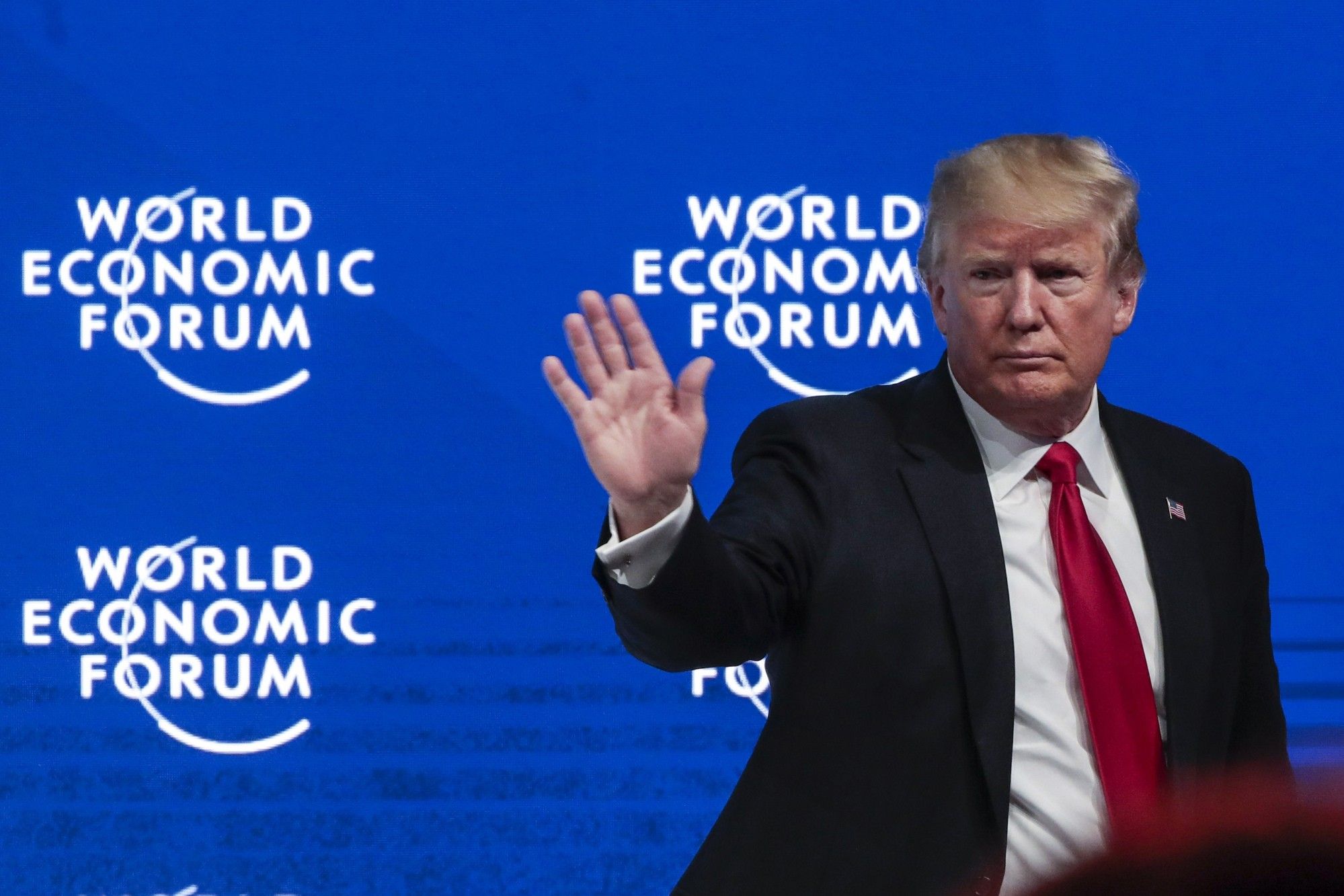 President Trump Addresses The World Economic Forum (WEF)