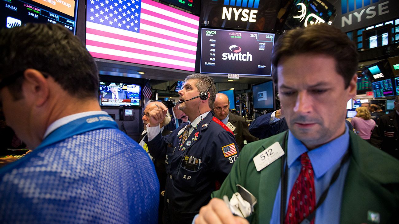 Bolsa de comercio de Nueva York.