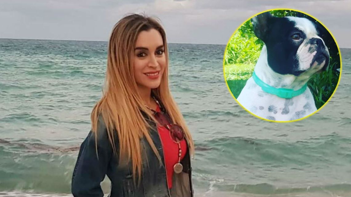 Fátima Florez, desesperada por su perra.