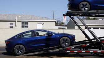 A Tesla Inc. Delivery Center As Carmaker Makes Model 3 Deliveries