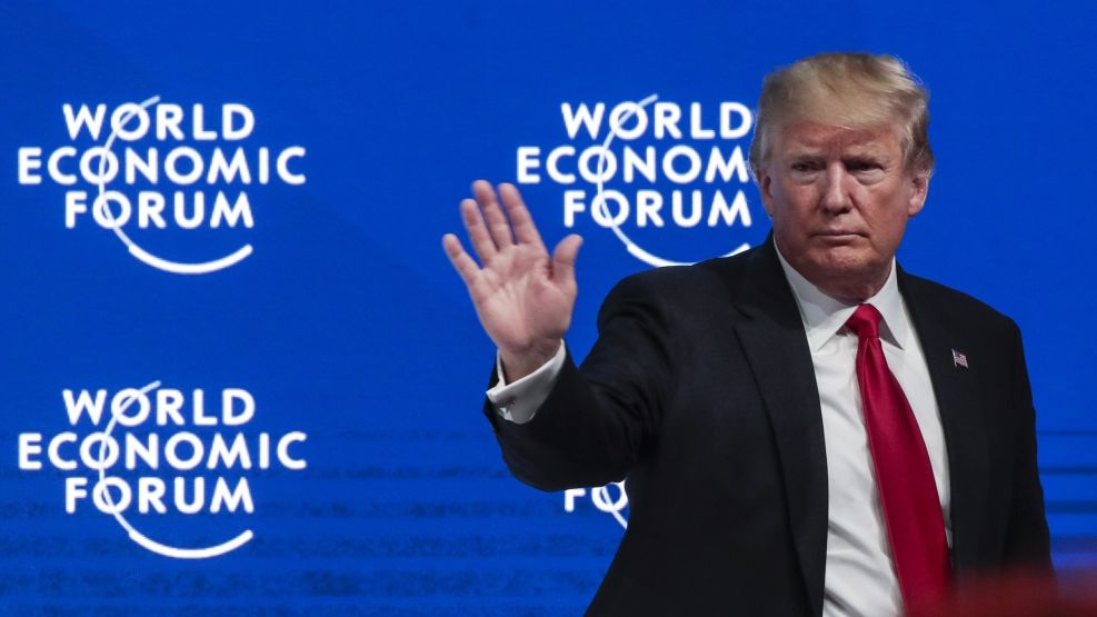 President Trump Addresses The World Economic Forum (WEF)
