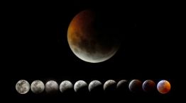 fotos montaje eclipse luna
