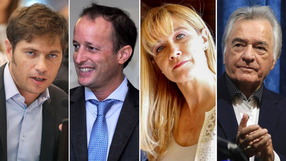 Axel Kicillof, Martín Insaurralde, Verónica Magario y Luis Barrionuevo