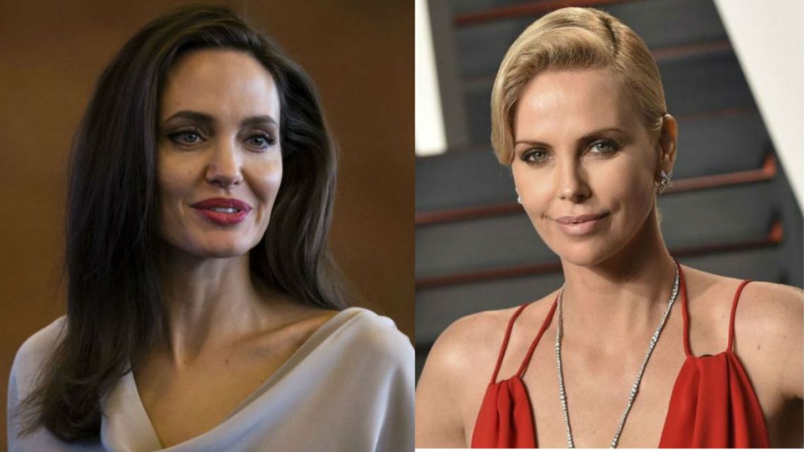 Angelina Jolie y Charlize Theron