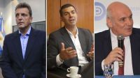 Sergio Massa, Juan Manuel Urtubey y José Luis Espert