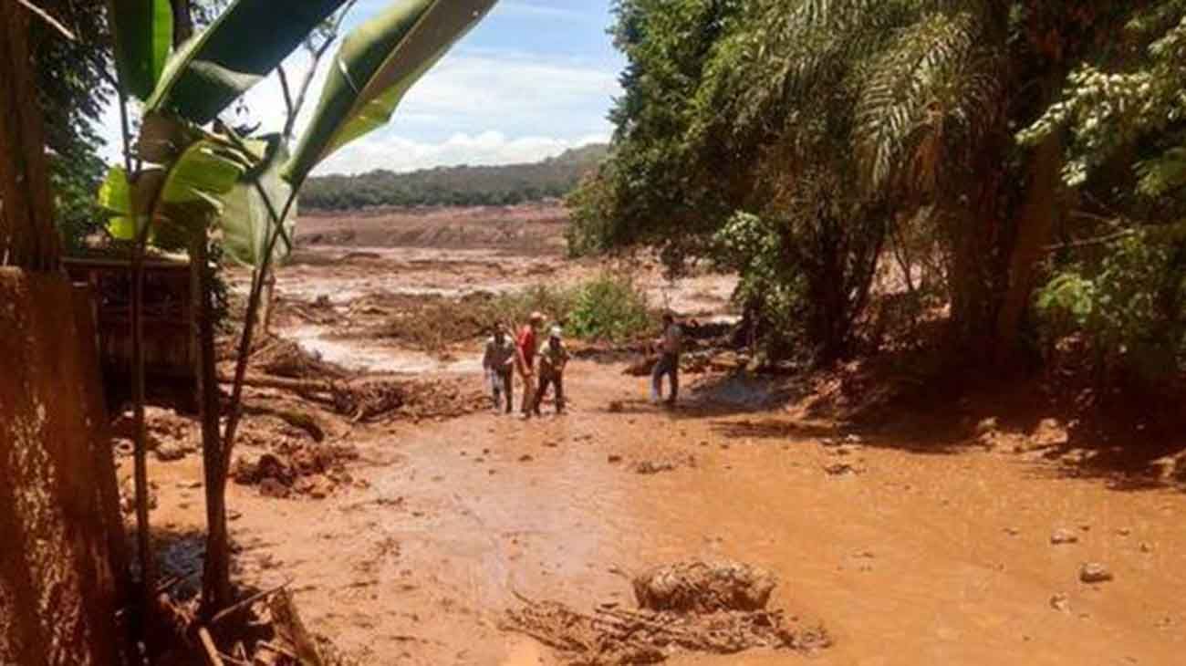 Cedio una represa en brasil