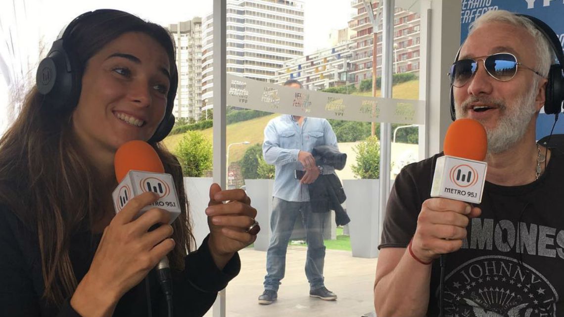 La actriz pasó por el ciclo radial Perros de la Calle.