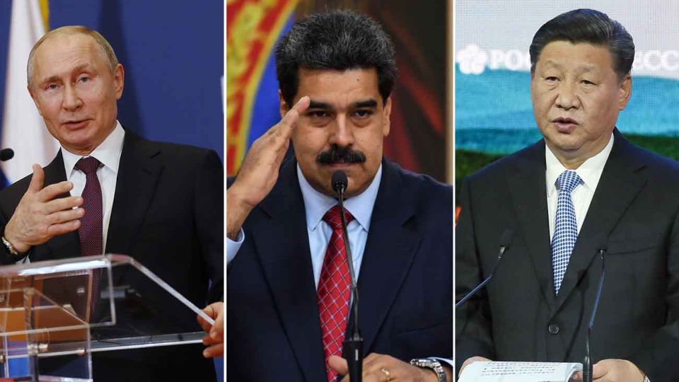 Xi Jinping, Maduro y Putin