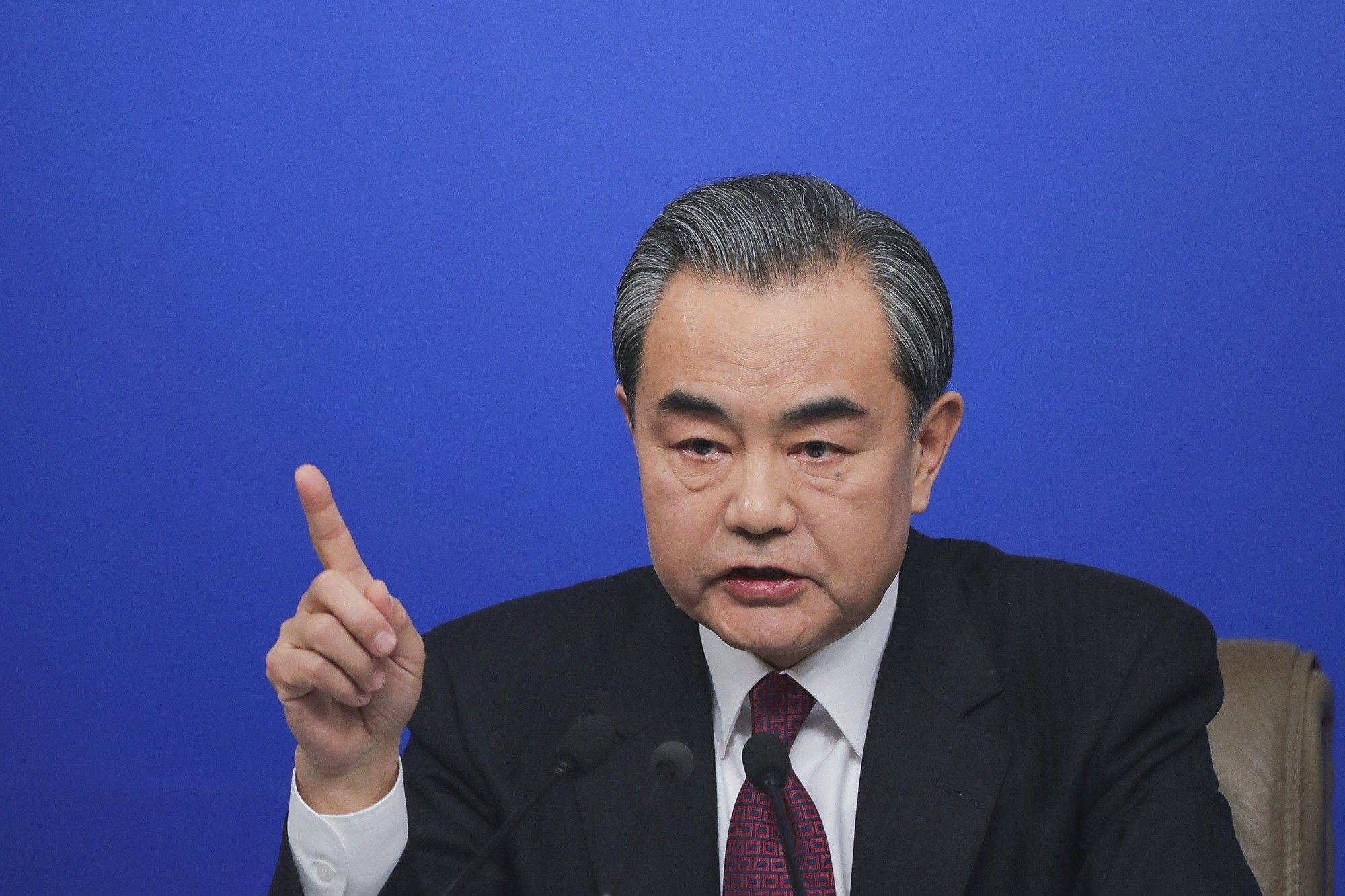 China's Foreign Minister Wang Yi Holds News Conference