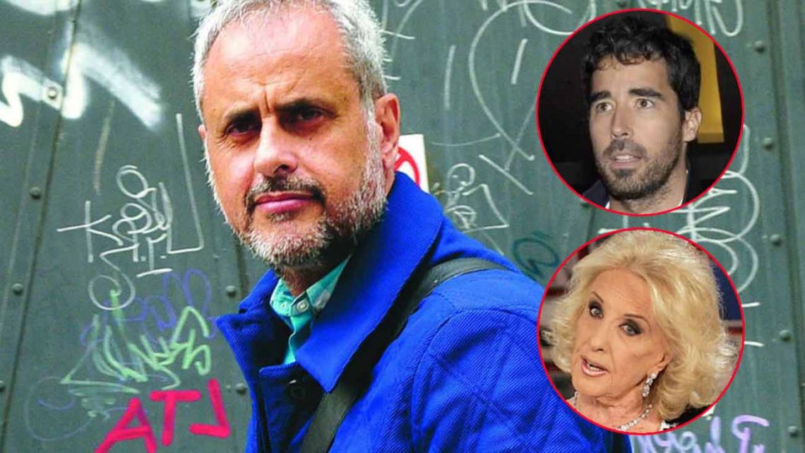 Jorge Rial, Mirtha Legrand y Nacho Viale