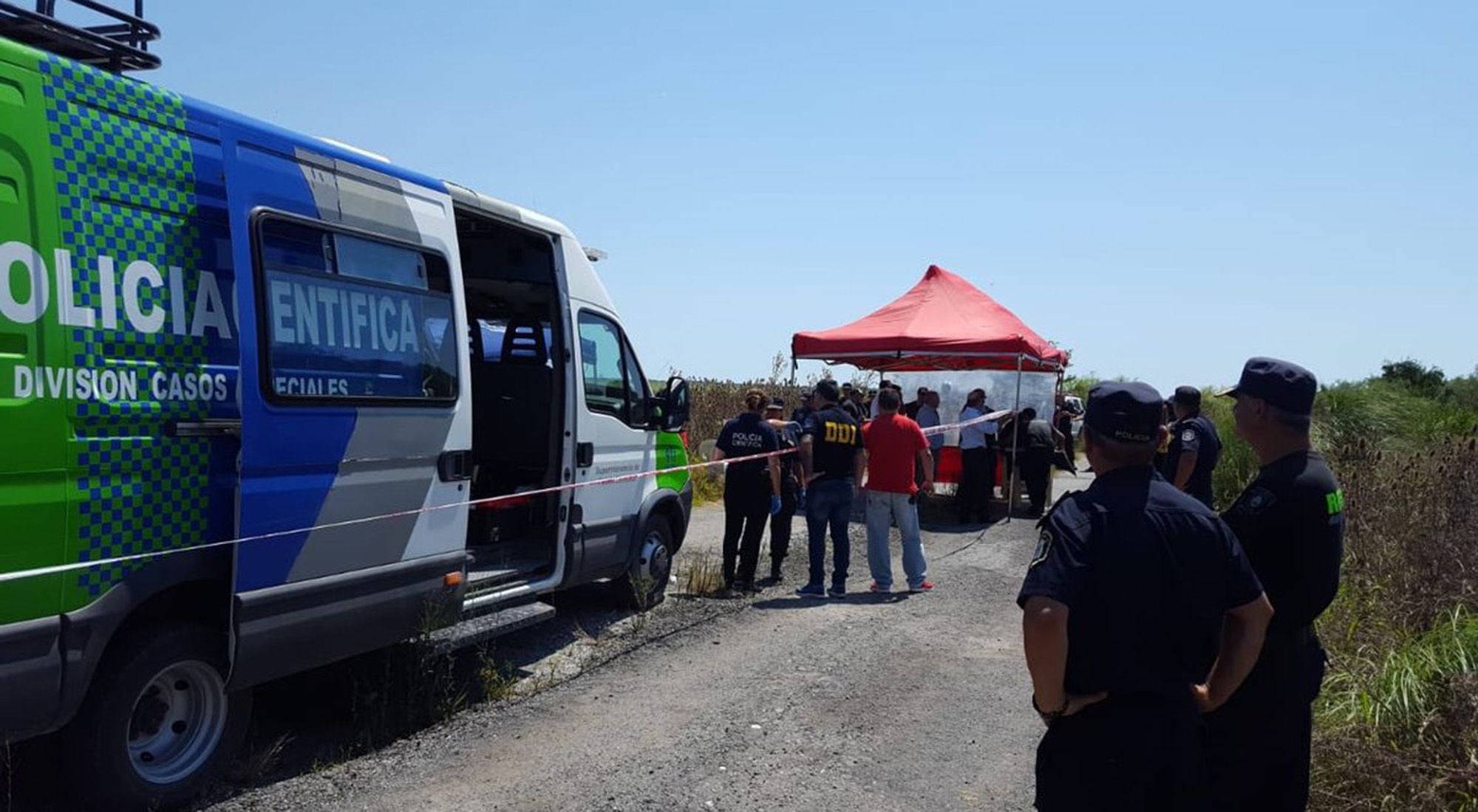 Imagenes de donde encontraron el cadaver que creen puede ser la odontologa desaparecida