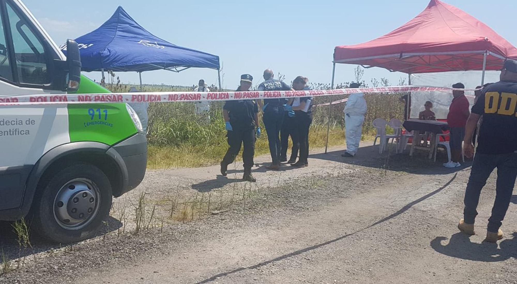Imagenes de donde encontraron el cadaver que creen puede ser la odontologa desaparecida