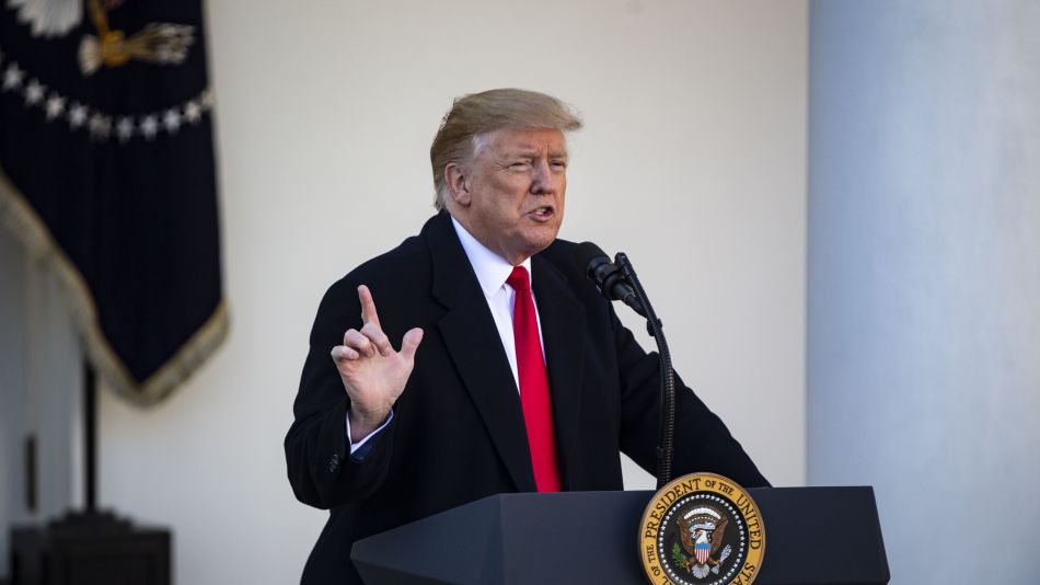 Donald Trump prepara su discurso del 5 de febrero del Estado de la Unión.