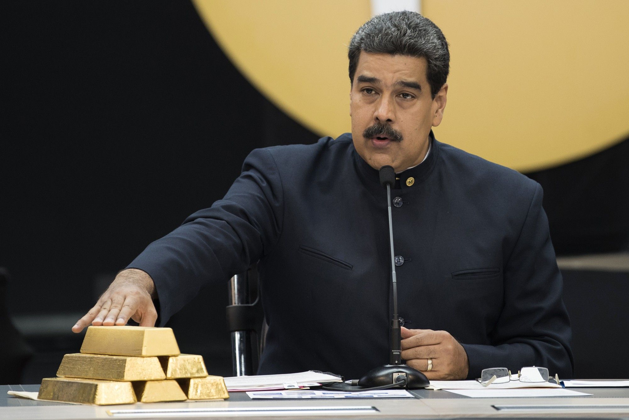 Maduro Holds Press Briefing On 'Petro' As U.S. Bans Venezuelan Digital Currency 