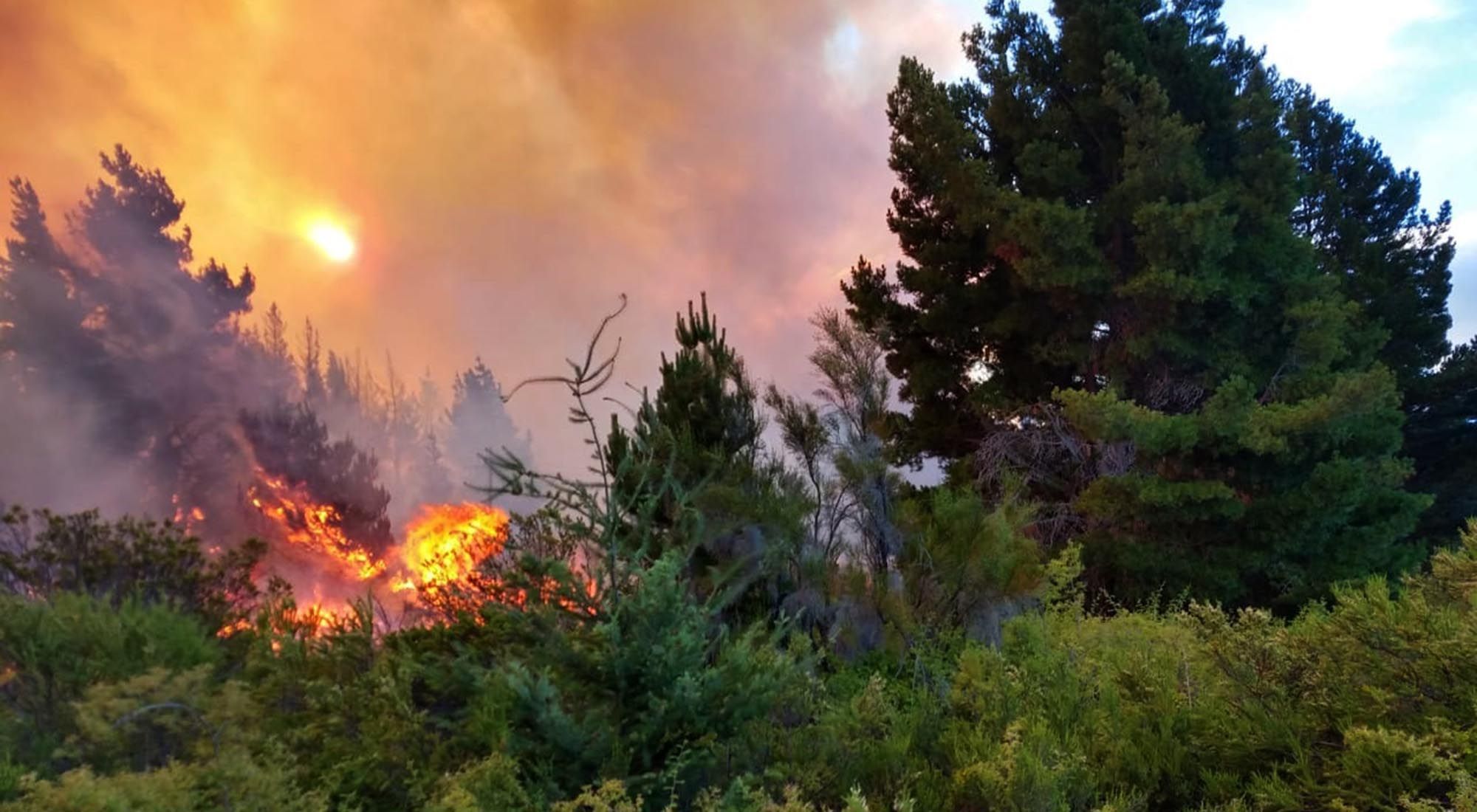 Incendio en Chubut