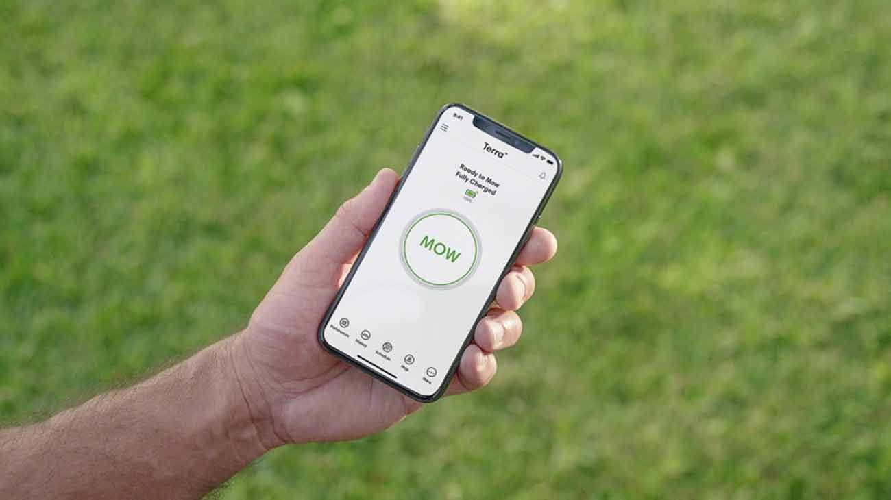 Irobot Terra el robot que te corta el pasto.