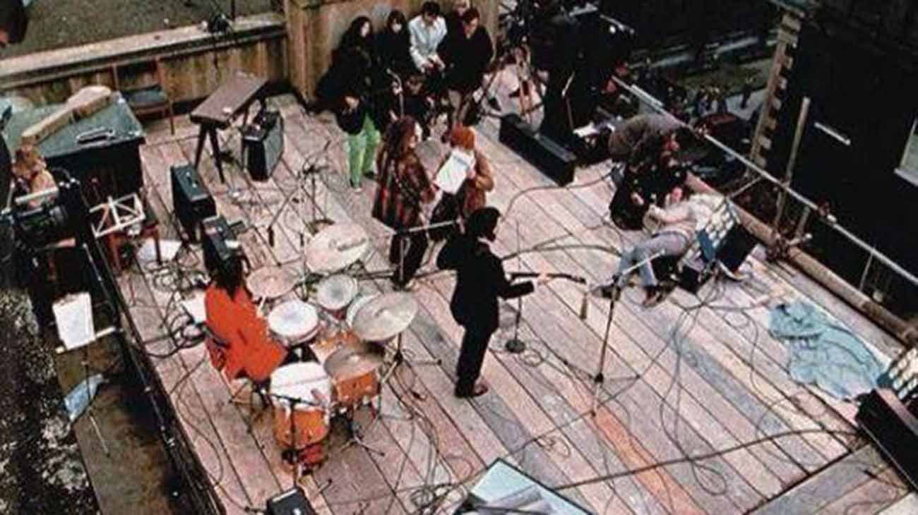 El Concierto en la azotea fue el último concierto que realizó la banda británica.