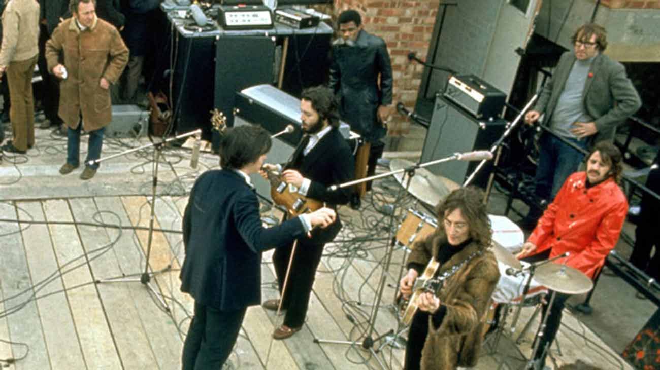 Se cumplen 50 años del último recital de Los Beatles en la terraza (1969)