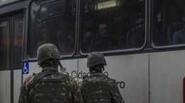 Brazilian Military Patrol As Forces Take Over Security