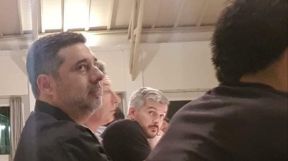 Angelici, Macri y Peña en Olivos 2019