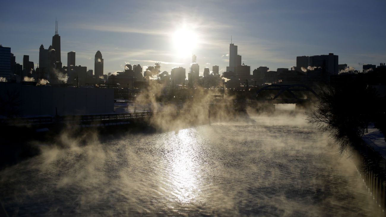 Chicago experimentó temperaturas más frías que en la Antártida.