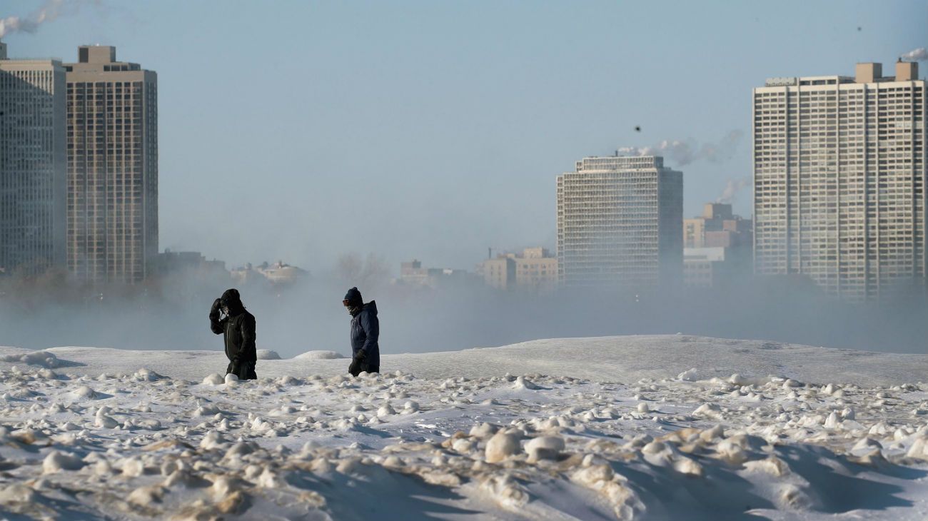Las empresas y las escuelas cerraron.