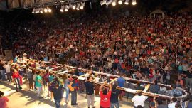 Para el Festival de la Sierra se está preparando este tradicional embutido, que esperan que alcance los 68 metros de longitud.