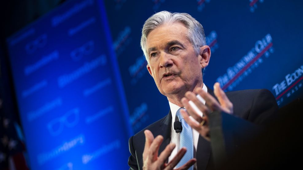 Fed Chair Jerome Powell Speaks At Economic Club Of Washington Event