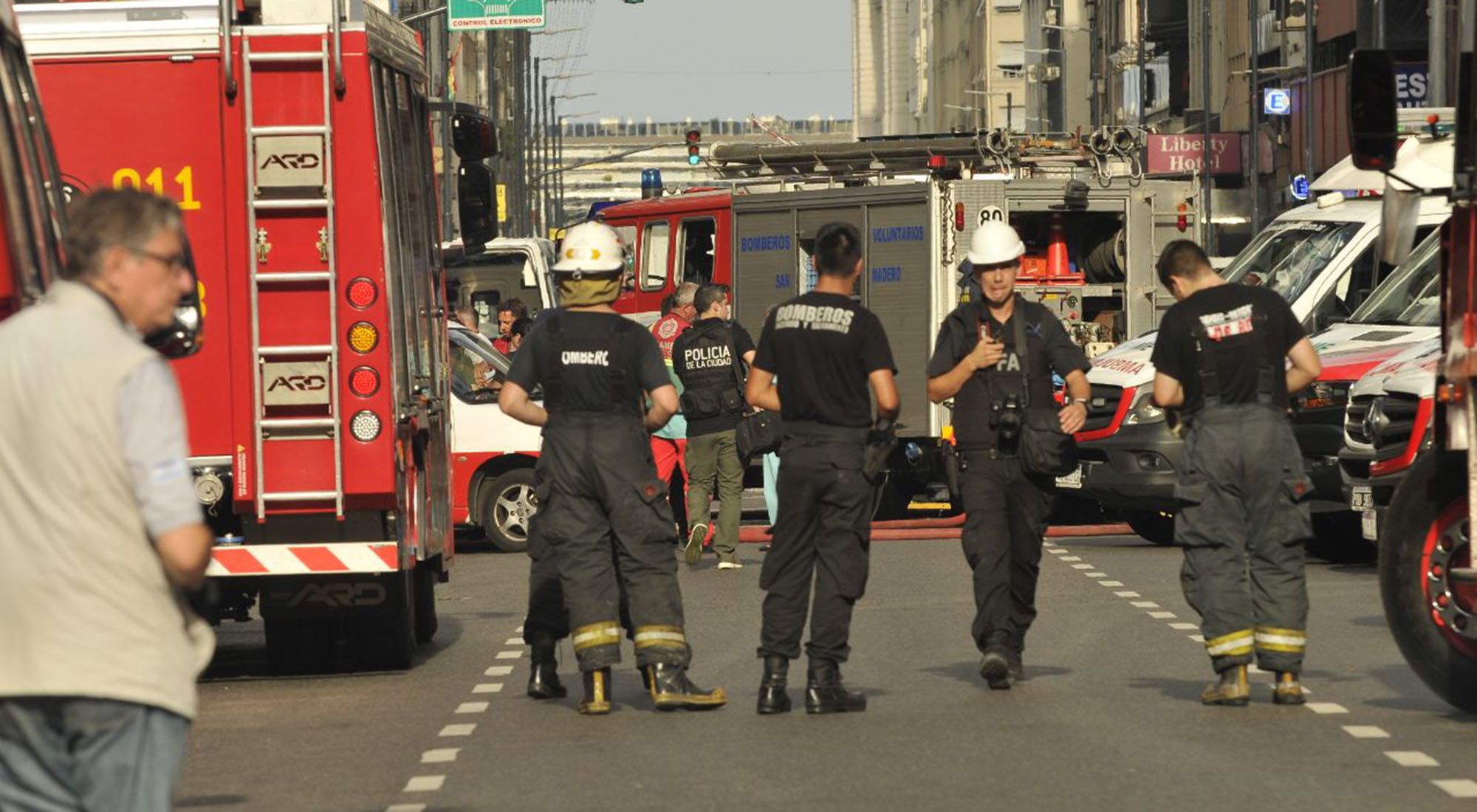  Incendio en Hotel de Avenida Corrientes.