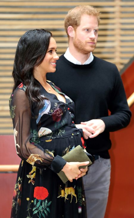 En Bristol, Meghan Markle y Harry. 