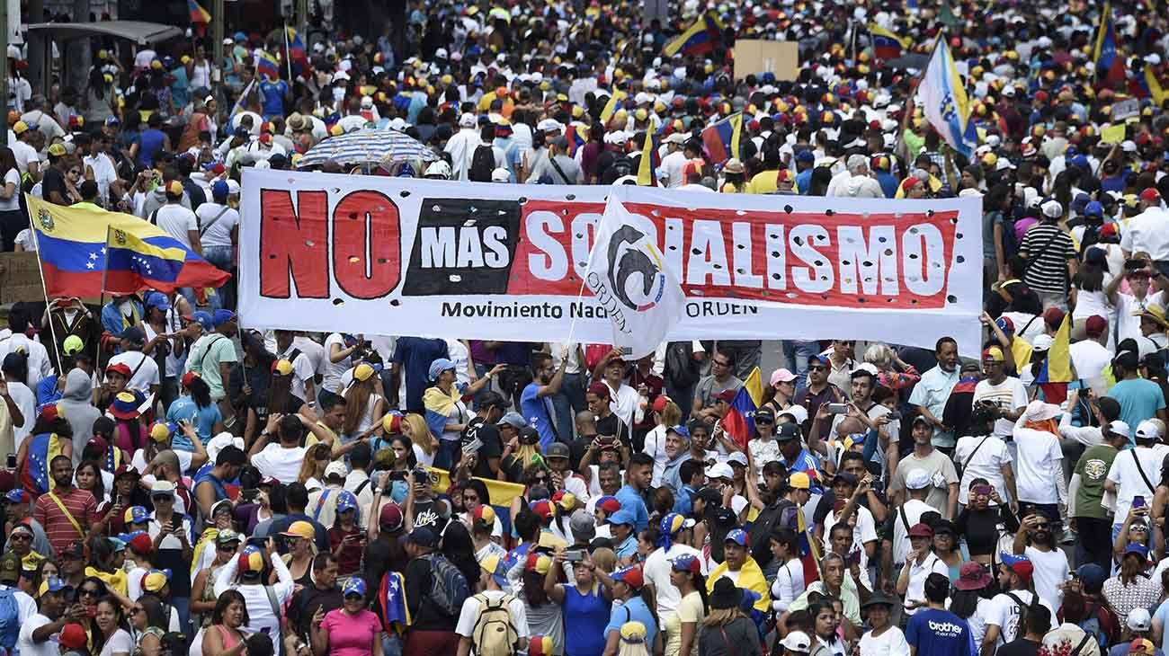 Marchas multitudinarias hoy en venezuela