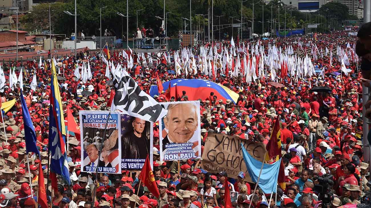 Marchas multitudinarias hoy en venezuela