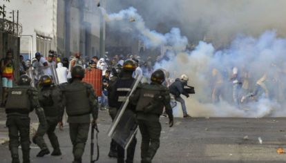 Represión en Venezuela.