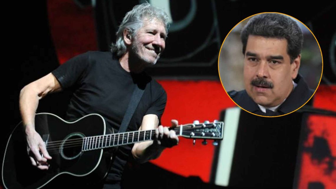 Roger Waters y Nicolás Maduro